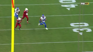 Blake Corum gets loose for the huge touc own run