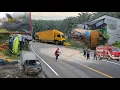 Lagu Truck Tangki Terbang Hantam Rumah || Truck Sawit VS Truck Box Dan Terjadi Kekacauan Dibukit Kodok