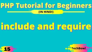 include and require in PHP PHP Tutorial for Beginners in Hindi