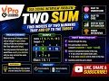 Two Sum Hashing DSA Coding Interview Problem