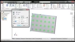 Inventor Rectangular Pattern