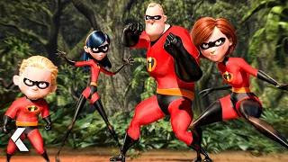 the incredibles vs giant robot the incredibles clips 2004 pixar