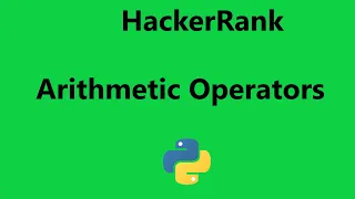 Arithmetic Operators Hackerrank Solution Python Hackerrank Python Solution
