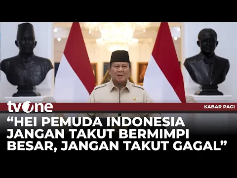 MERINDING! Pesan Prabowo di Hari Sumpah Pemuda ke-97