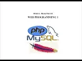 Web Programming 1 Pertemuan 12