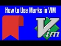 How to Use Marks in VIM