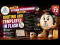 Day 72 Python Routing Templates in Flask Build Web Apps with Flask Edulexis