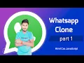 WhatsApp Clone Part-1 HTML CSS JavaScript