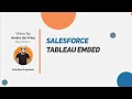 Embedding Tableau into Salesforce Basic Embedding