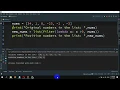How to print positive numbers in a list in Python