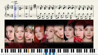 Download TWICE - MORE \u0026 MORE Piano Tutorial 【Sheet Music】 MP3