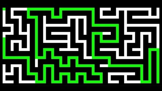 Random Maze Generator Solver with Recursive Backtracking