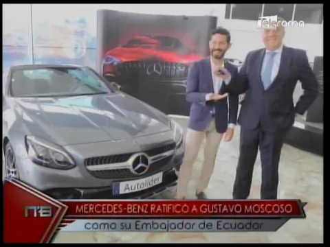 Mercedes-Benz ratificó a Gustavo Moscoso como su embajador de Ecuador