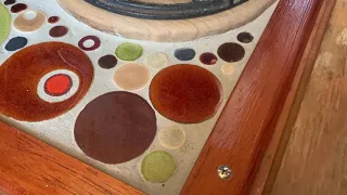 Tile around the Woodburner, Bolting on Chainplates, Sewing Cushion Covers