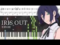 Download Lagu 【ピアノ楽譜】IRIS OUT / 米津玄師 Kenshi Yonezu【ソロ上級】チェンソーマン レゼ篇 主題歌