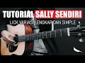 Download Lagu Tutorial Guitar Sally Sendiri - Peterpan | Lick variasi versi asli