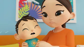 Baby's Got A Boo Boo 🩹🚲 | Lellobee City Farm Nursery Rhymes