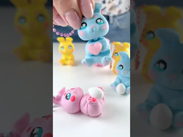 Boss Flexi Bunny Keychain, Egg / Sweet Heart / Just The Boss video thumbnail