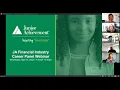 JA CFA Society Boston Financial Industry Career Panel Webinar