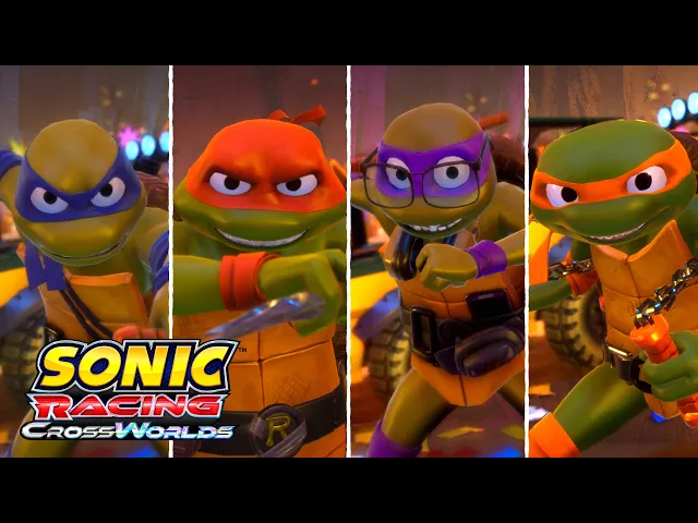 Sonic Racing: CrossWorlds - Teenage Mutant Ninja Turtles Pack Launch Trailer