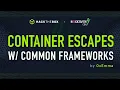 Container Escaping With Common Frameworks by 0xEmma - HTB Village at H ctivityCon 2021