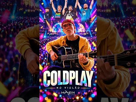 Cold play clocks-Sonha em tocar violão?Posso te ensinar, link está na descrição abaixo!