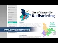 Gainesville Redistricting Overview