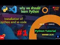 Visual Studio Code Python Python Tutorial For Beginners in HINDI Python vs code