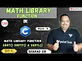 Math Library Function SQRT SQRT SQRTF SQRTL Program in C Math Library Function in C