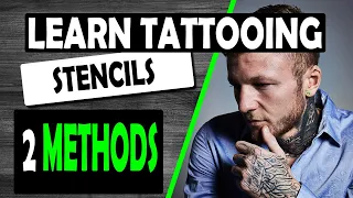 how to make a TATTOO STENCIL for beginners