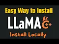 Easiest Way to Install llama cpp Locally and Run Models
