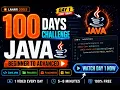 100 Days Java Series Start Java from Beginner to Advanced