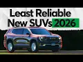 Least Reliable New SUVs of 2026 Consumer Reports