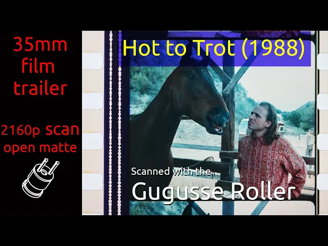 Hot to Trot (1988) 35mm film trailer, flat open matte, 2160p