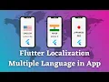 Flutter localization - Implement Multiple language in flutter app