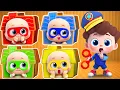 Lagu Learn Colors at Cardboard House | Neo Opens His Own Police | Nursery Rhymes \u0026 Kids Songs | BabyBus