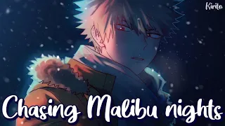 Nightcore - Malibu Nights (LANY) - (Lyrics)