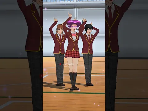 Pinky Up with Team Maki ☝🏻#sakuraschoolsimulator #shorts #trending #viral #video #dance #funny #game