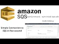 Create SQS Queue Using AWS Nodejs SDK SQS Queue Nodejs SDK