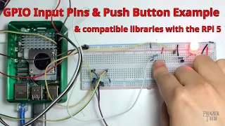 Python GPIO - Input Pin Push Button Example Compatibility With Raspberry Pi 5