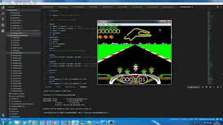 BBC Micro Crazee Rider assembling from source code using Visual Studio Code beebasm