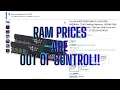 RAM-prijzen zijn buitensporig.. komt het door AI of door tarieven?