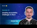 Unveiling Accessibility Challenges in React