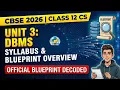 Secure 20 Marks in DBMS Complete Syllabus Blueprint Analysis Class 12 CS 2026