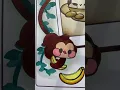 Cute Kawaii Monkey Coloring Page