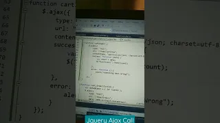 Jquery Ajax Call