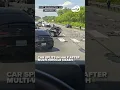 Car splits in half after multi-vehicle crash in Fort Washington Maryland