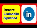 How To Insert Linkedin Symbol In Word Microsoft