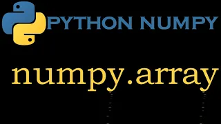 Python Numpy Module 1 numpy array