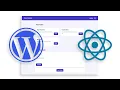 Modern WordPress Plugin Dev with React js